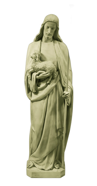 Jesus With Lamb 60-inch Statue - 60-inch