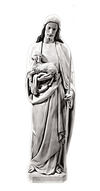 Jesus With Lamb 60-inch Statue - 60-inch