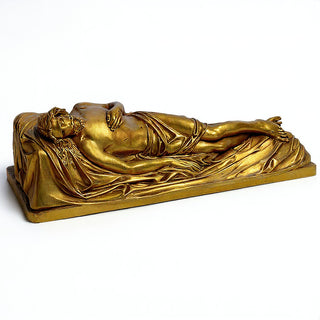 The Dead Christ Statue - 60-inch — Antique Gold finish