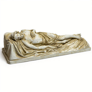 The Dead Christ Statue - 60-inch — Antique White finish