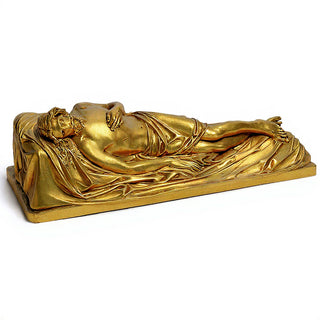 The Dead Christ Statue - 60-inch — Deep Gold finish