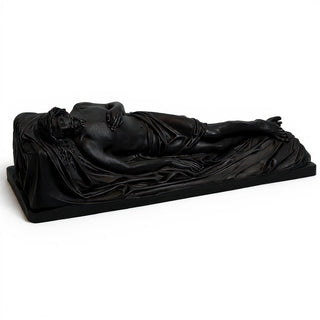 The Dead Christ Statue - 60-inch — Flat Black finish
