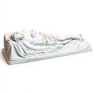 The Dead Christ Statue - 60-inch — Flat White finish