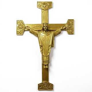 Christ the King Statue - 36-inch — Antique Gold finish