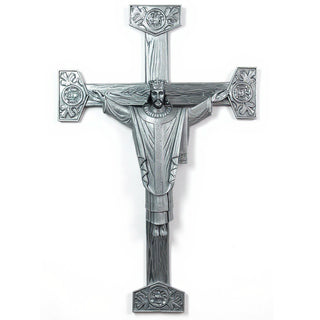 Christ the King Statue - 36-inch — Antique Silver finish