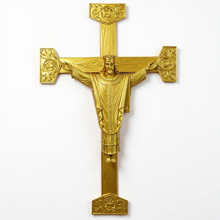 Christ the King Statue - 36-inch — Deep Gold finish