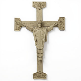 Christ the King Statue - 36-inch — Gothic Stone finish