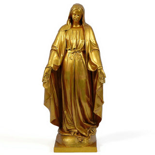 Our Lady of Grace Statue - 60-inch — Antique Gold finish