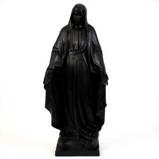 Our Lady of Grace Statue - 60-inch — Flat Black finish