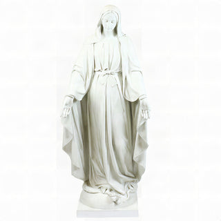 Our Lady of Grace Statue - 60-inch — Flat White finish