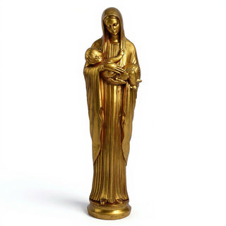 Our Lady of Providence Statue - 60-inch — Antique Gold finish