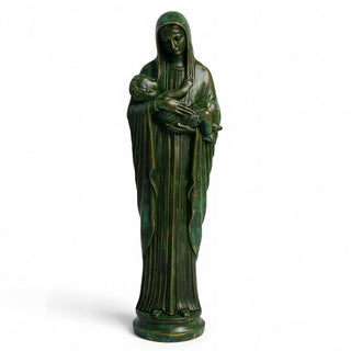 Our Lady of Providence Statue - 60-inch — Green Bronze finish