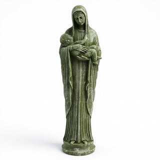 Our Lady of Providence Statue - 60-inch — Mossy Green finish