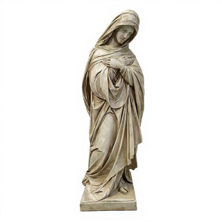 Blessed Mother Statue - 72-inch — Antique White finish