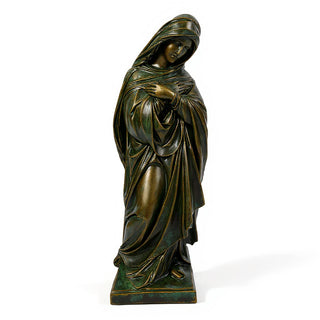 Blessed Mother Statue - 72-inch — Green Bronze finish