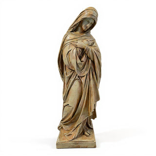 Blessed Mother Statue - 72-inch — Museum Terracotta finish