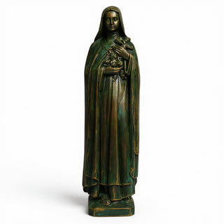 Saint Therese of Lisieux Statue - 59-inch — Green Bronze finish