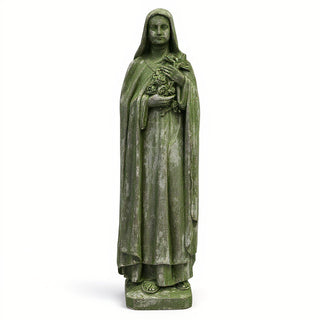 Saint Therese of Lisieux Statue - 59-inch — Mossy Green finish