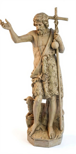 St. John the Baptist w/ (staff Statue - 60-inch