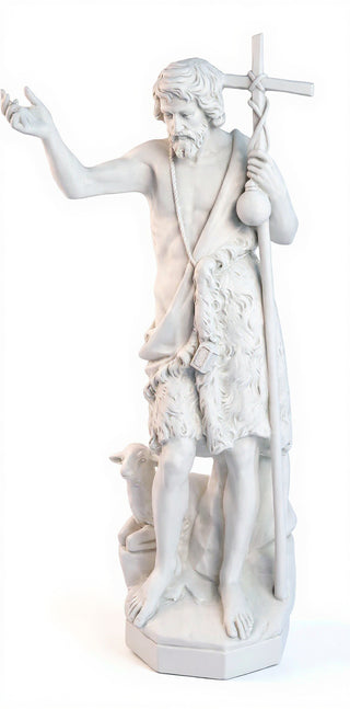 St. John the Baptist w/ (staff Statue - 60-inch