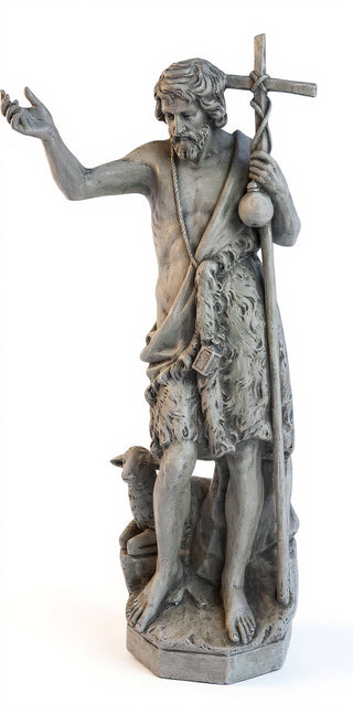 St. John the Baptist w/ (staff Statue - 60-inch