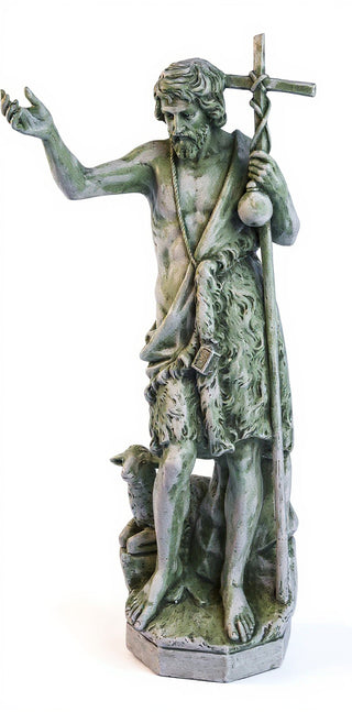 St. John the Baptist w/ (staff Statue - 60-inch