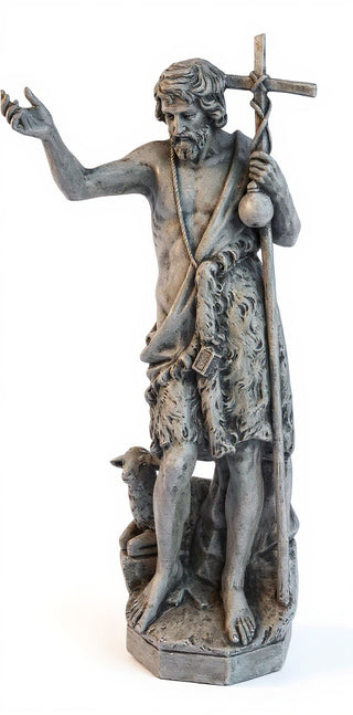St. John the Baptist w/ (staff Statue - 60-inch