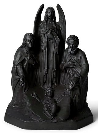 HOLY FAMILY W/ANGEL 38"-inch Statue - 38-inch