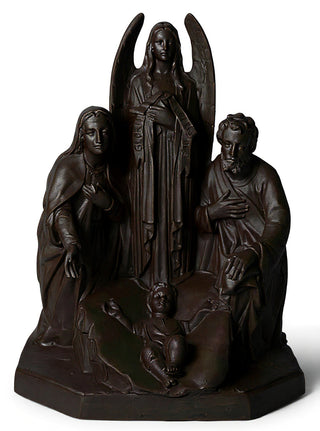 HOLY FAMILY W/ANGEL 38"-inch Statue - 38-inch