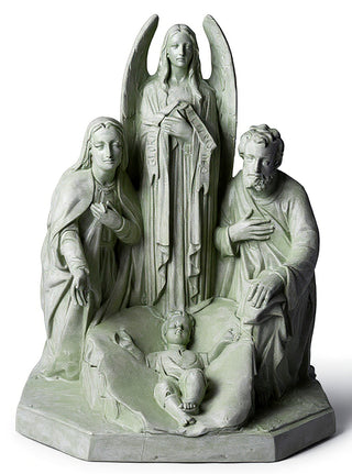 HOLY FAMILY W/ANGEL 38"-inch Statue - 38-inch