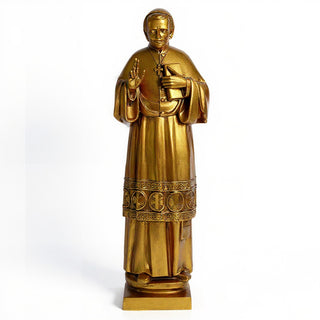 Saint John Neumann Statue - 48-inch — Antique Gold finish