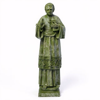 Saint John Neumann Statue - 48-inch — Mossy Green finish
