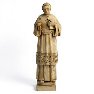 Saint John Neumann Statue - 48-inch — Museum Terracotta finish