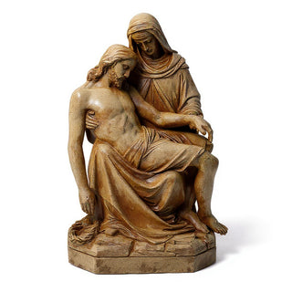 Pieta Statue - 53-inch — Gothic Stone finish