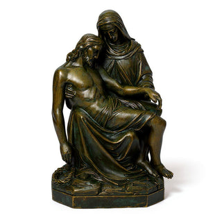 Pieta Statue - 53-inch — Green Bronze finish