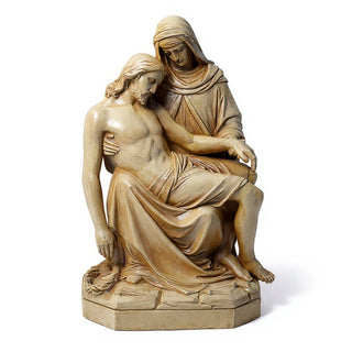 Pieta Statue - 53-inch — Museum Terracotta finish