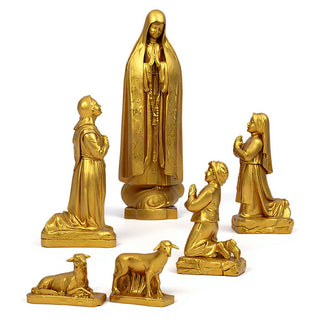 Our Lady of Fatima Statue - 60-inch — Deep Gold finish