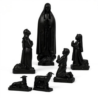 Our Lady of Fatima Statue - 60-inch — Flat Black finish