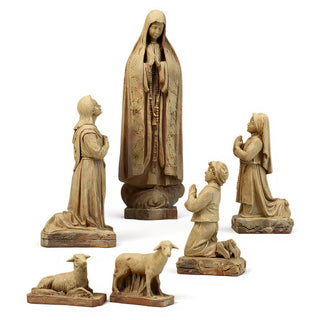 Our Lady of Fatima Statue - 60-inch — Gothic Stone finish
