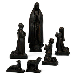 Our Lady of Fatima Statue - 60-inch — Iron finish