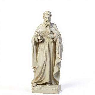 Saint Peter the Apostle Statue - 60-inch — Antique White finish