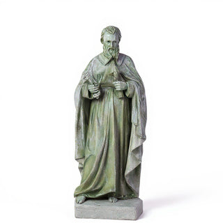 Saint Peter the Apostle Statue - 60-inch — Mossy Green finish