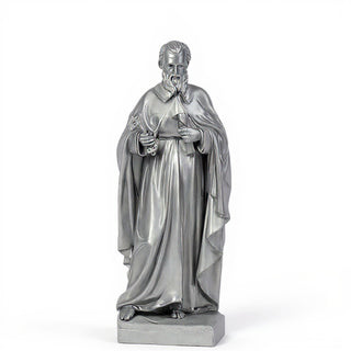 Saint Peter the Apostle Statue - 60-inch — Silver finish