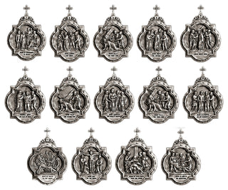 Fourteen Stations of the Cross - Complete Set of Chapel Wall Plaques
