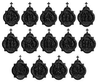 Fourteen Stations of the Cross - Complete Set of Chapel Wall Plaques