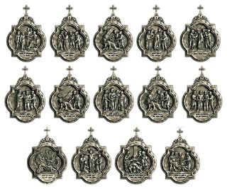 Fourteen Stations of the Cross - Complete Set of Chapel Wall Plaques