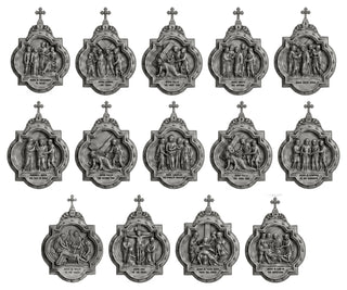 Fourteen Stations of the Cross - Complete Set of Chapel Wall Plaques