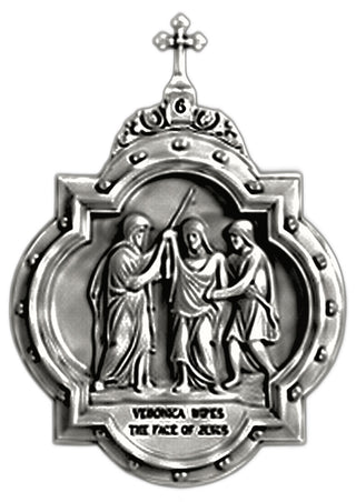 Chapel Wall Plaque Station #6 Statue - 19-inch
