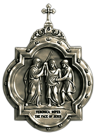 Chapel Wall Plaque Station #6 Statue - 19-inch