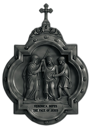 Chapel Wall Plaque Station #6 Statue - 19-inch